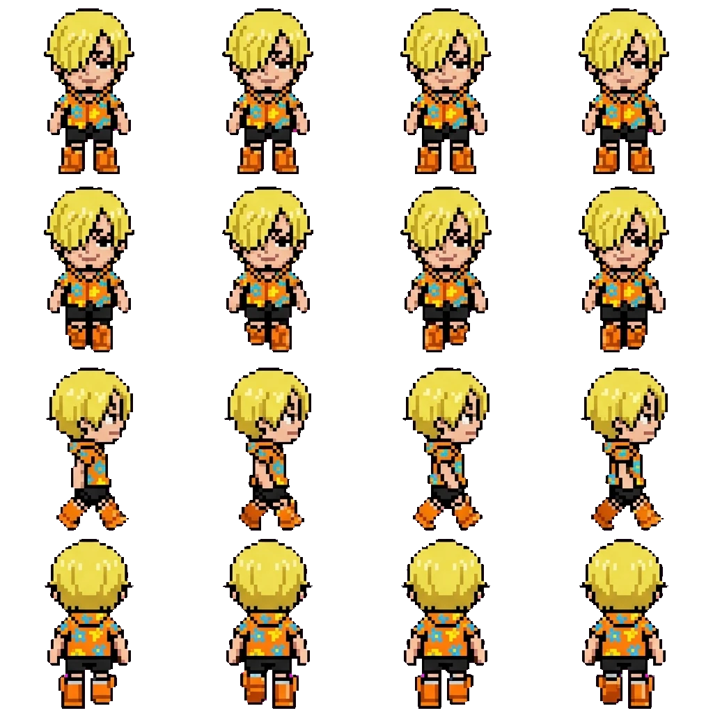 Sanji movement sprite