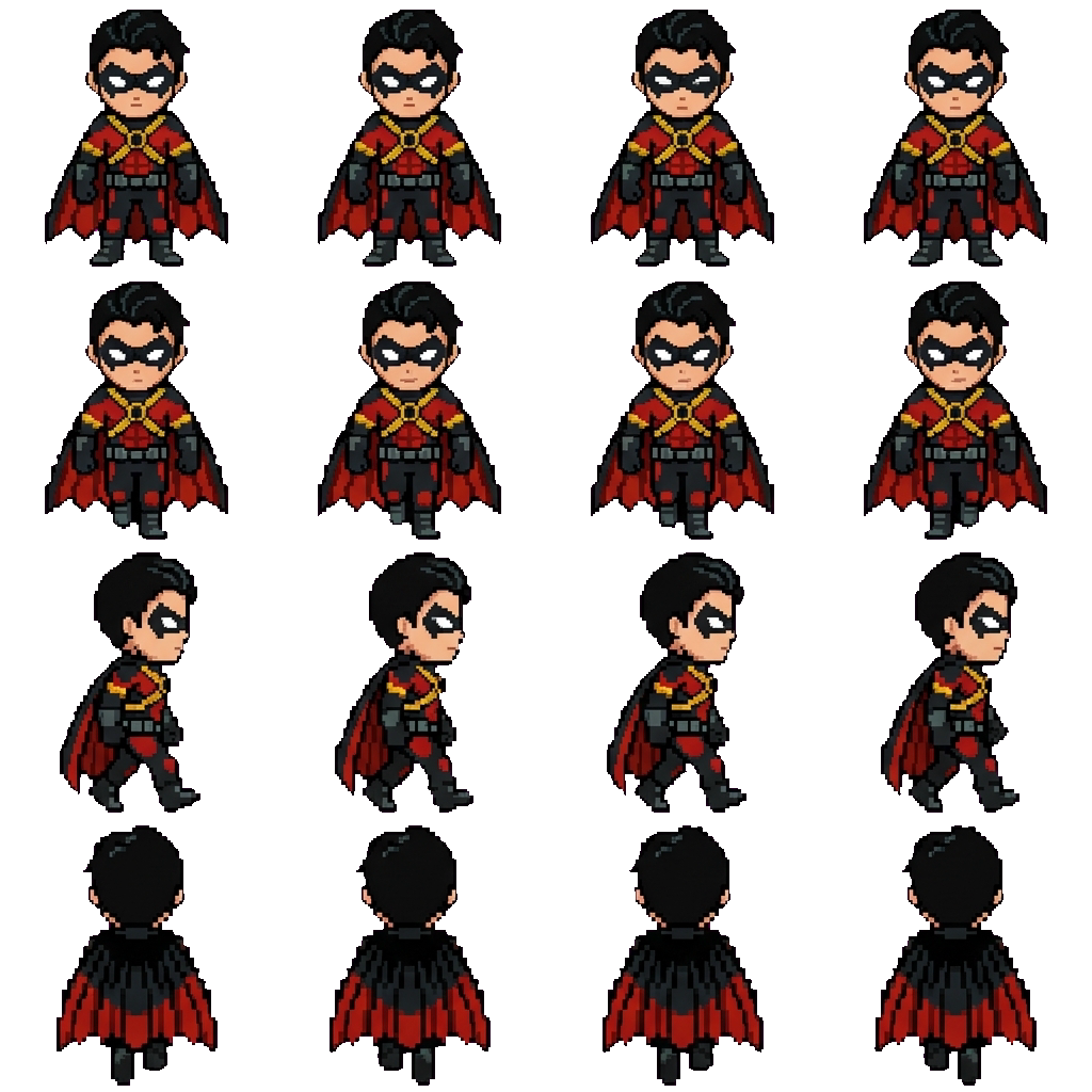Tim drake movement sprite