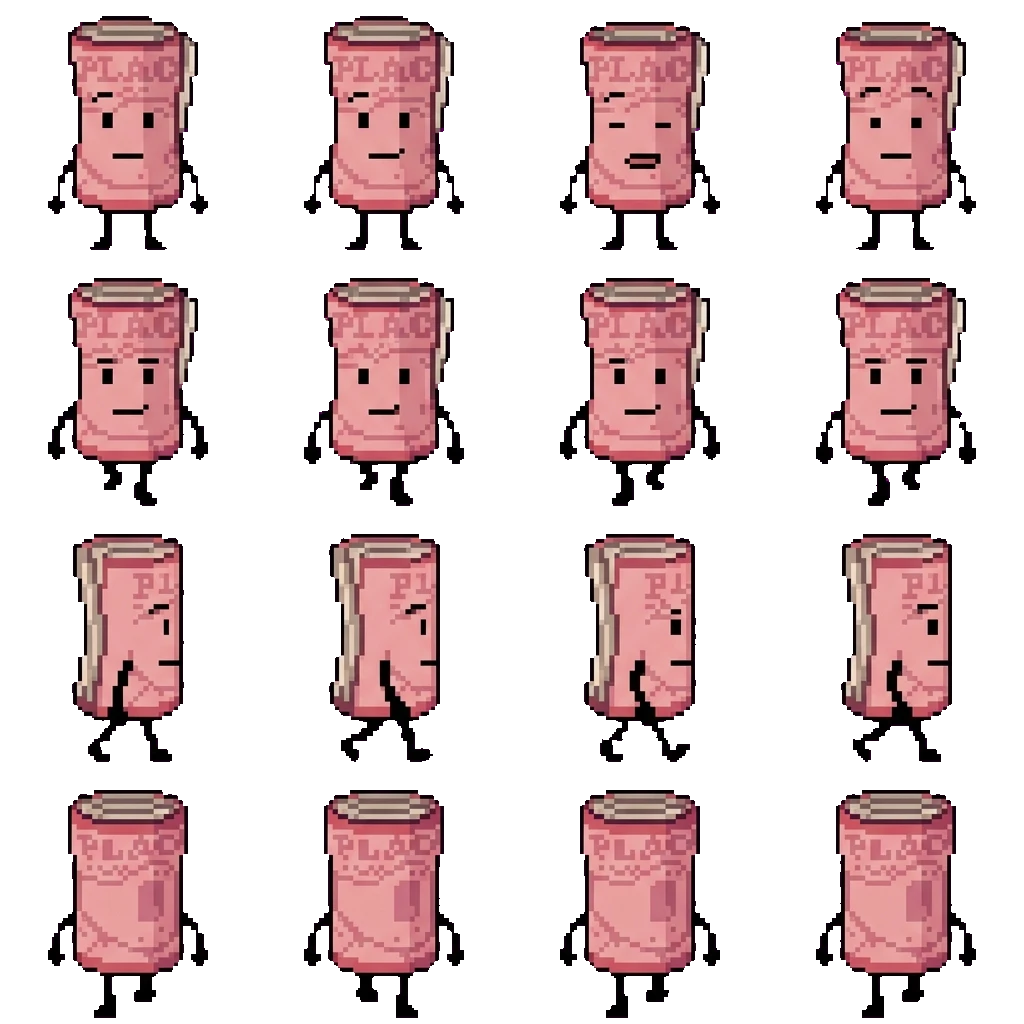 Magazine movement sprite