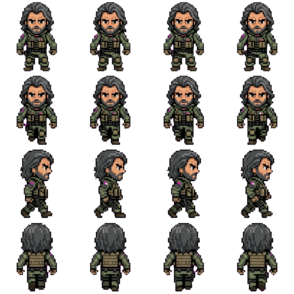 Raptor movement sprite