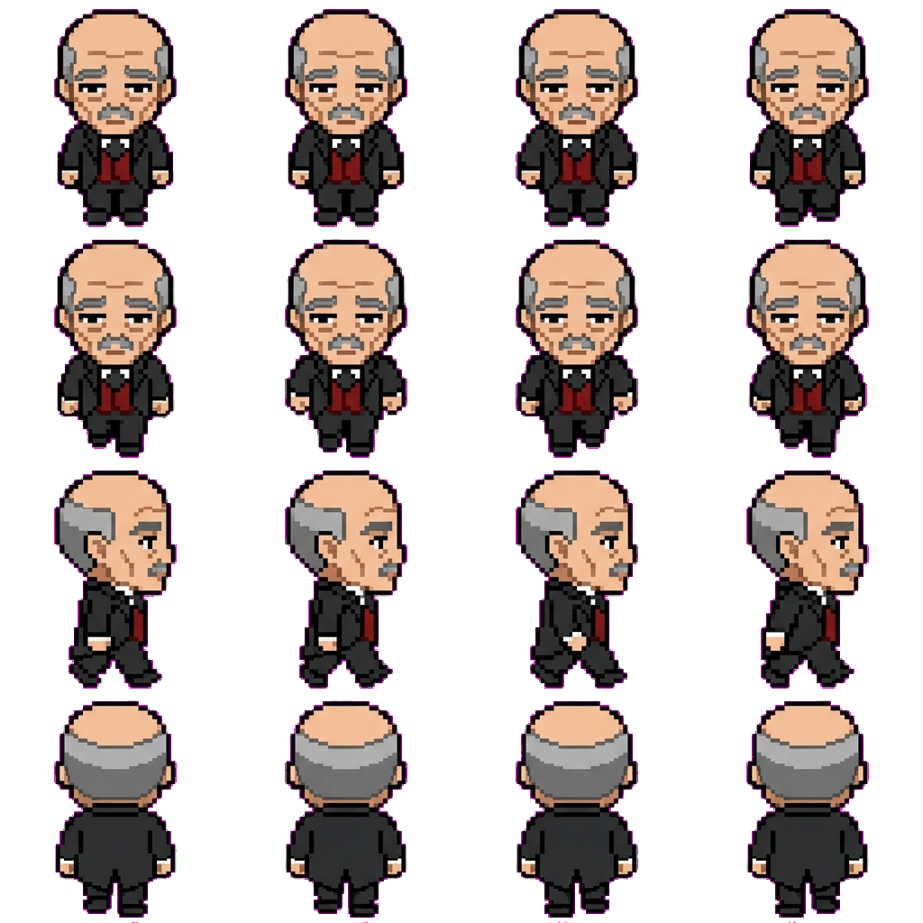 Alfred movement sprite