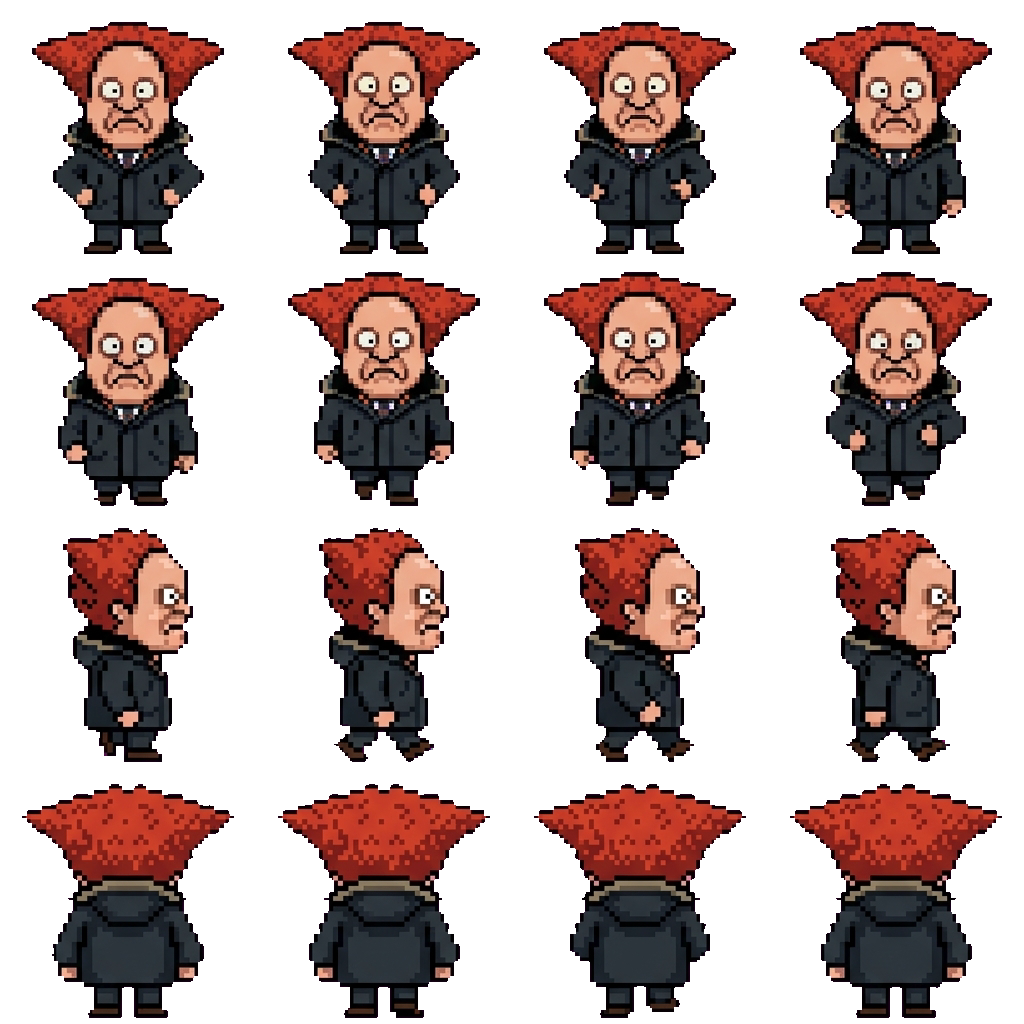 Angry Kid movement sprite