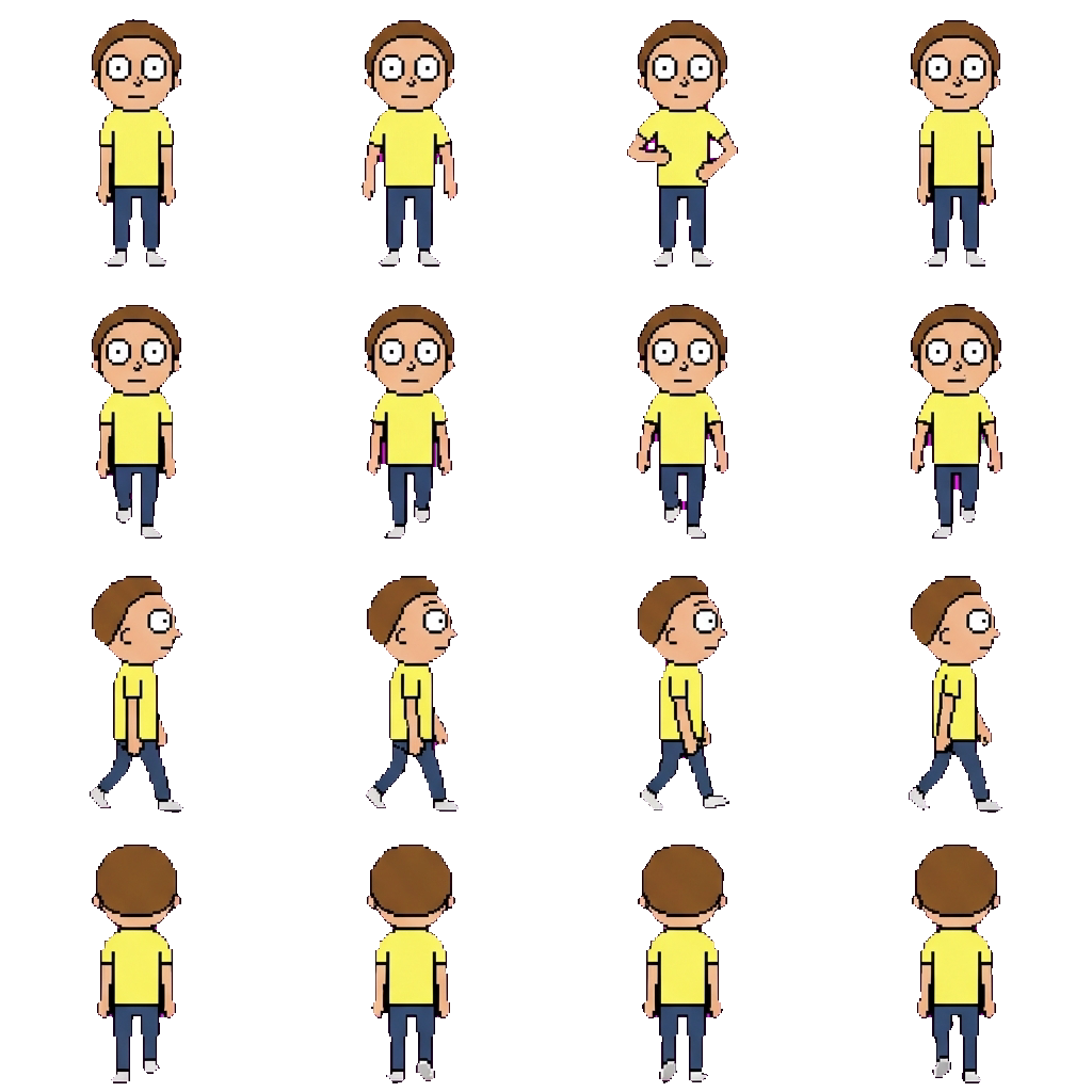 Morty movement sprite