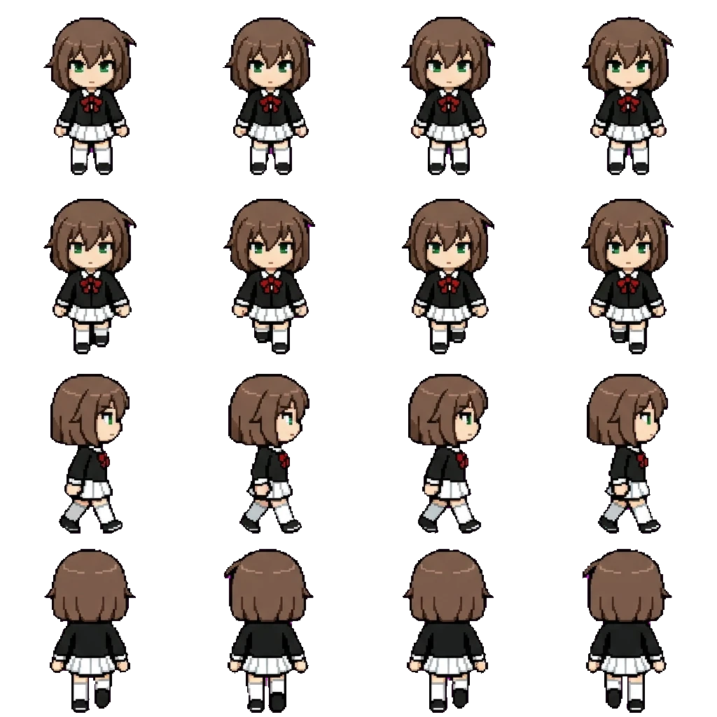 Mia movement sprite
