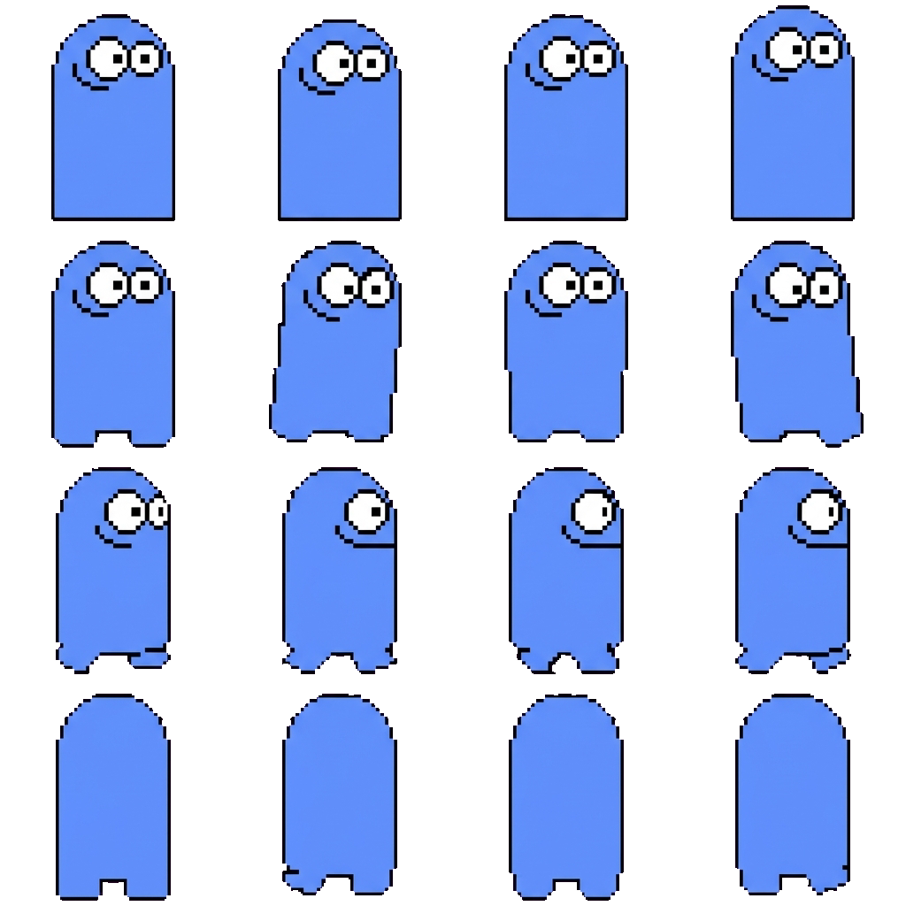 Bloo movement sprite