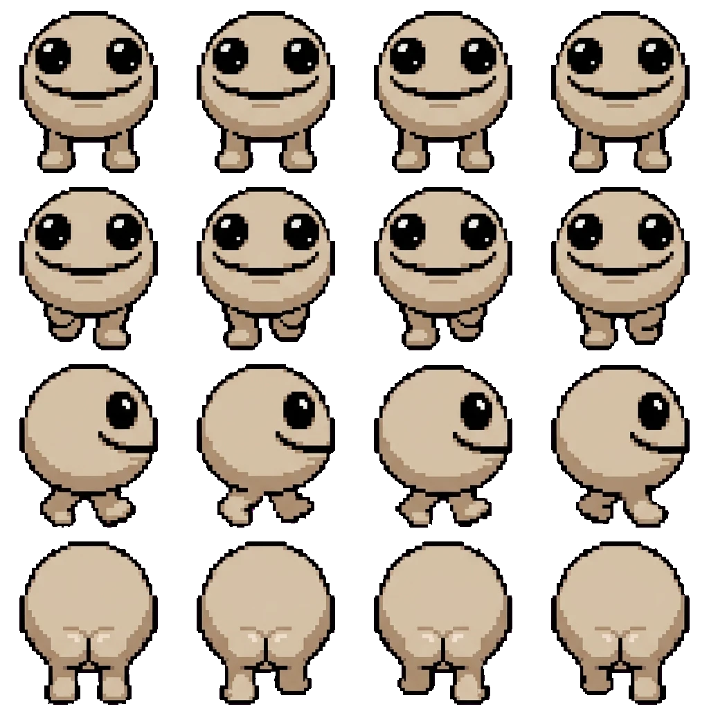 Chuck movement sprite