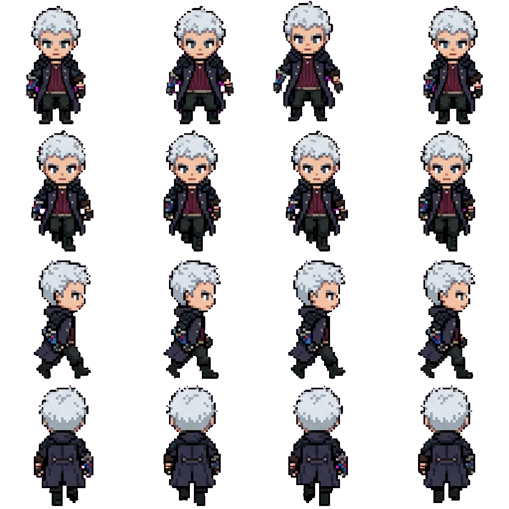 Nero movement sprite