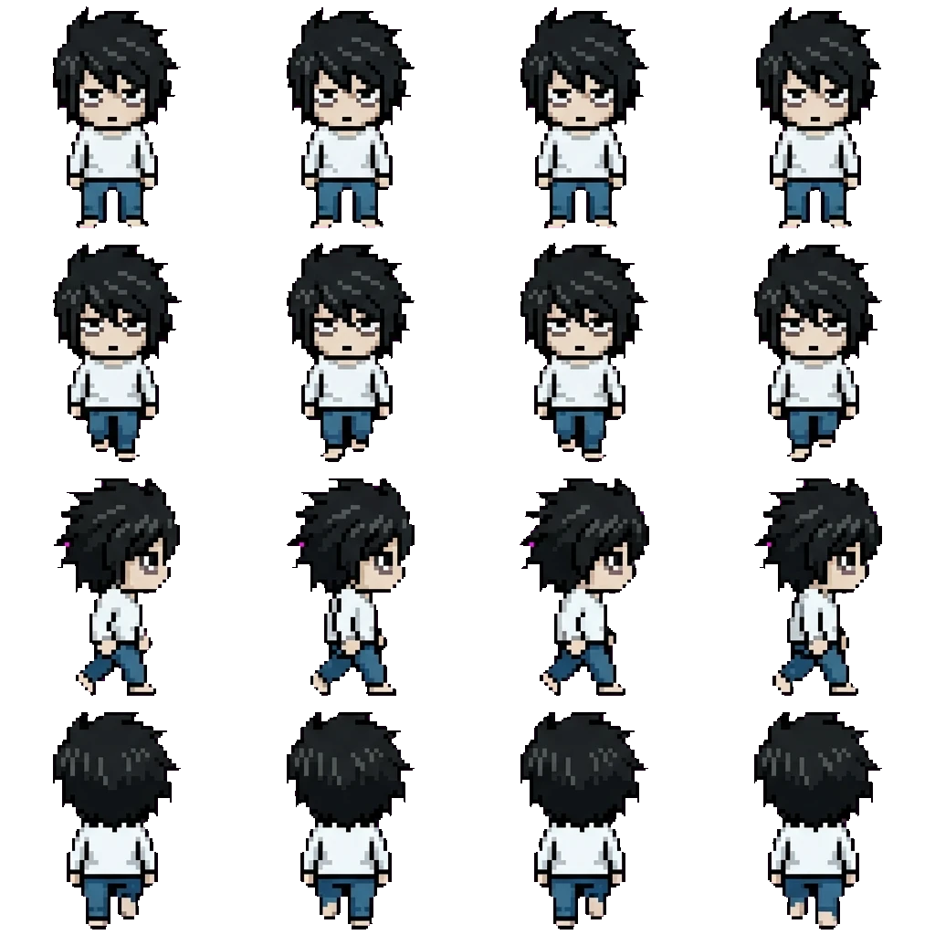 L Lawliet movement sprite