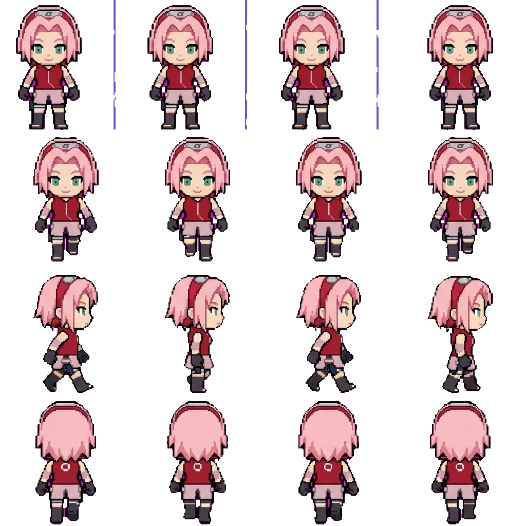 Sakura movement sprite