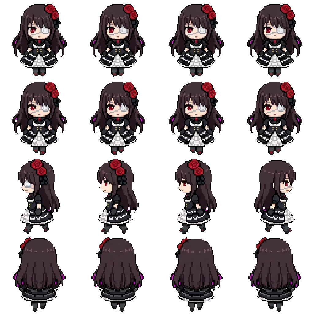 Hisako movement sprite