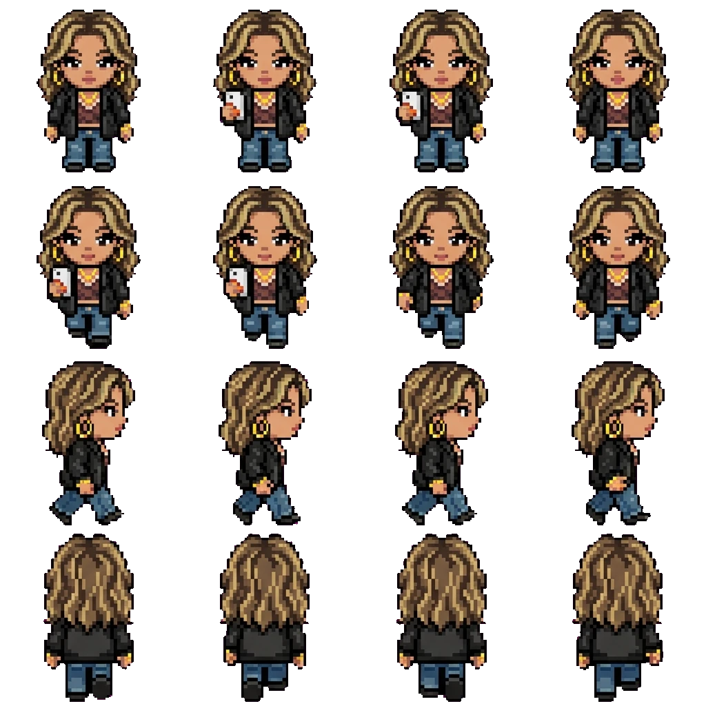 Trisha Võ movement sprite
