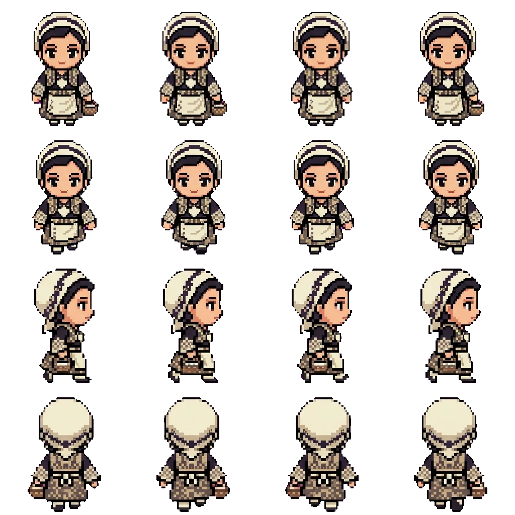 Lena movement sprite