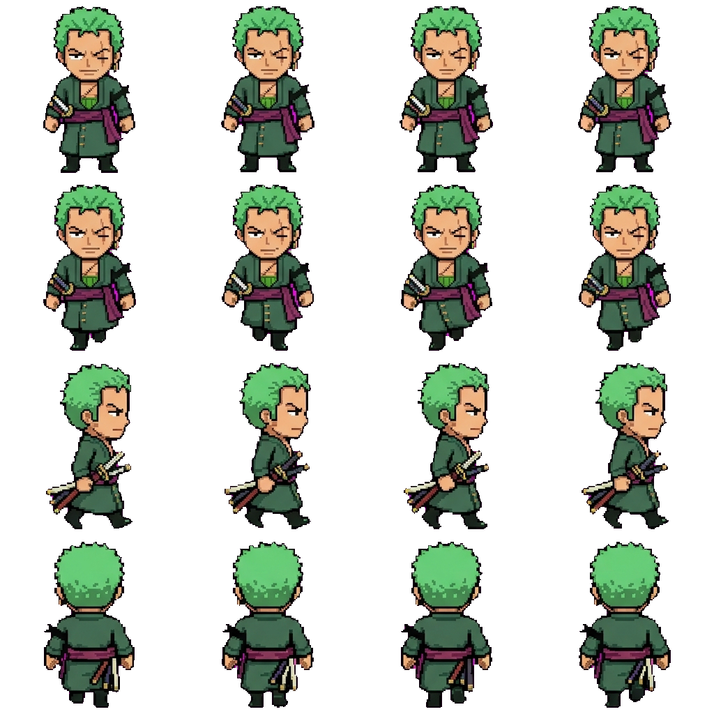 Zoro movement sprite