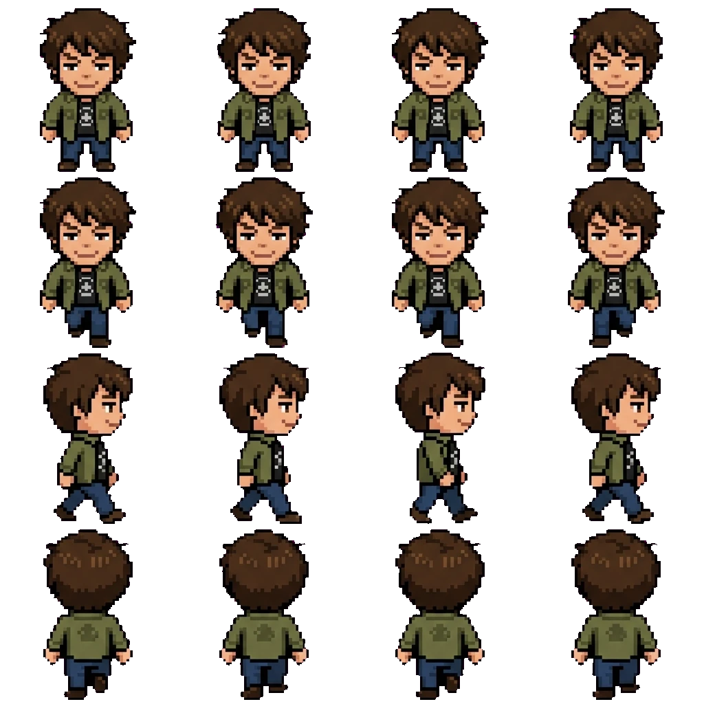 Rodrick Heffley movement sprite