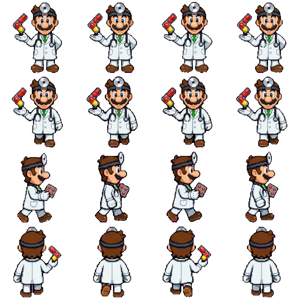 Dr. Luigi movement sprite