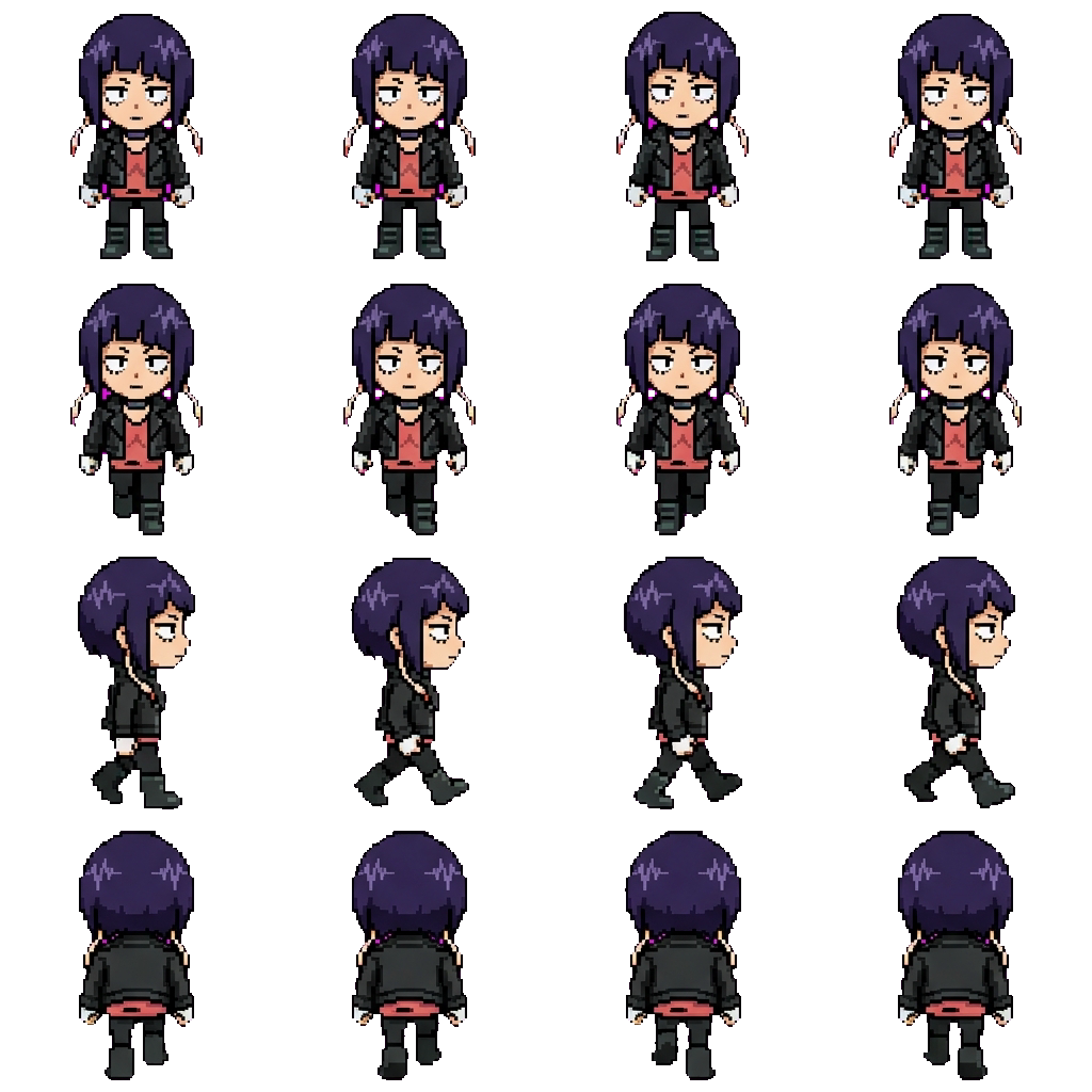 Kyoka Jiro movement sprite