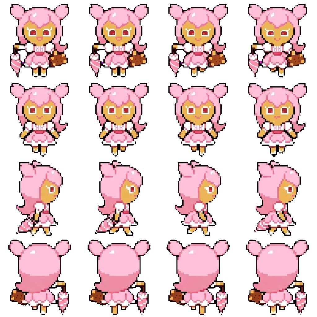 Cherry Blossom Cookie movement sprite