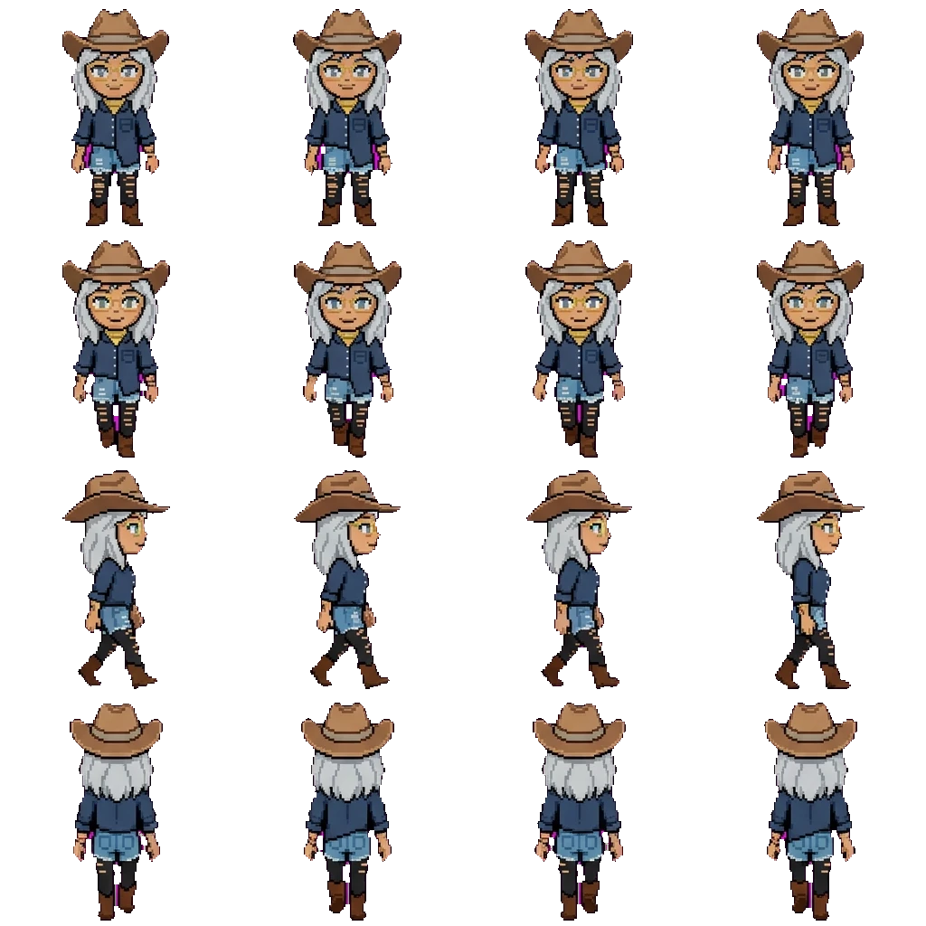 Celene López movement sprite