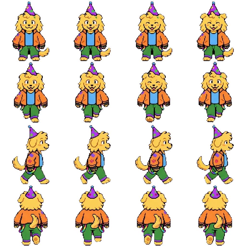 Partynoob movement sprite