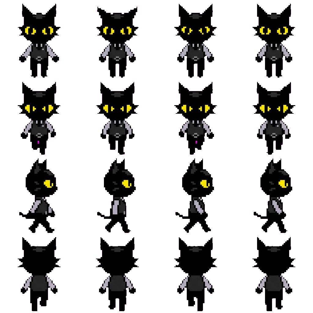 Secret agent movement sprite
