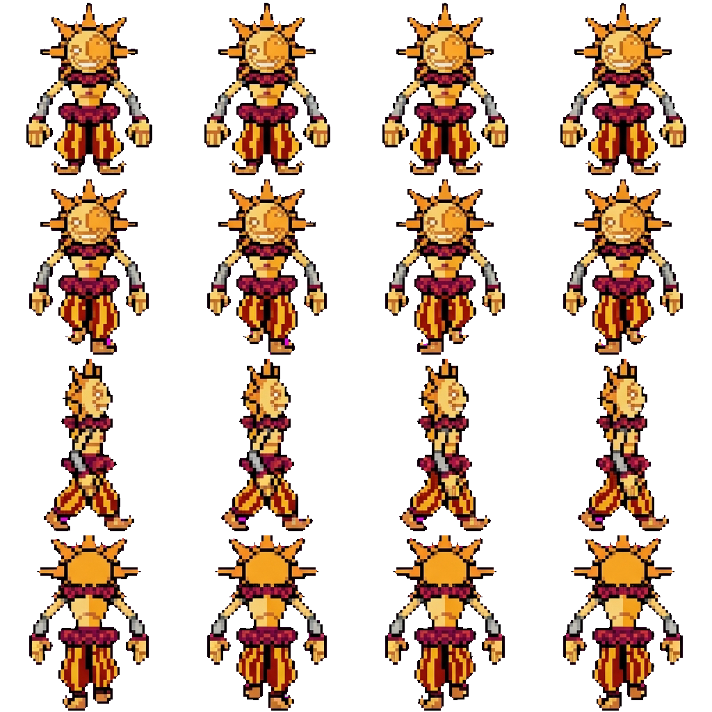 Sun, movement sprite