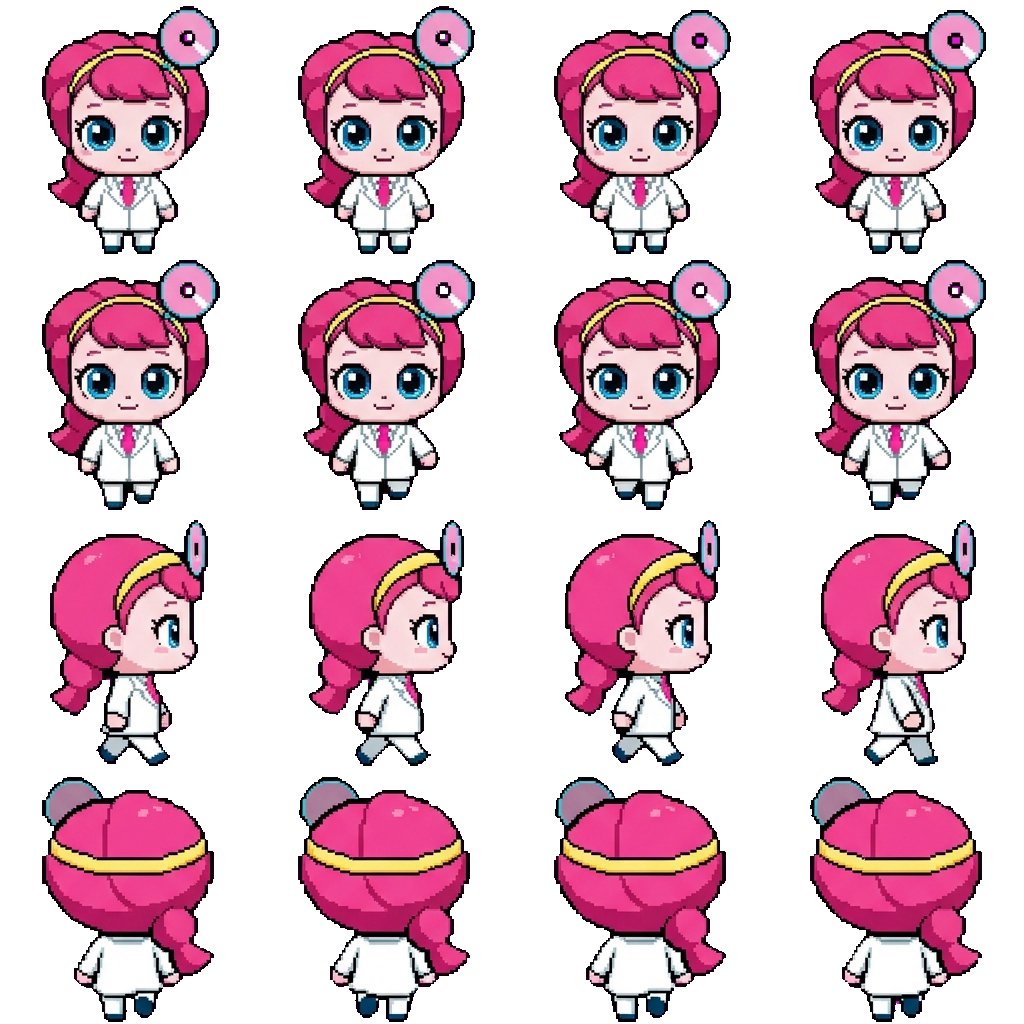 Cureping movement sprite