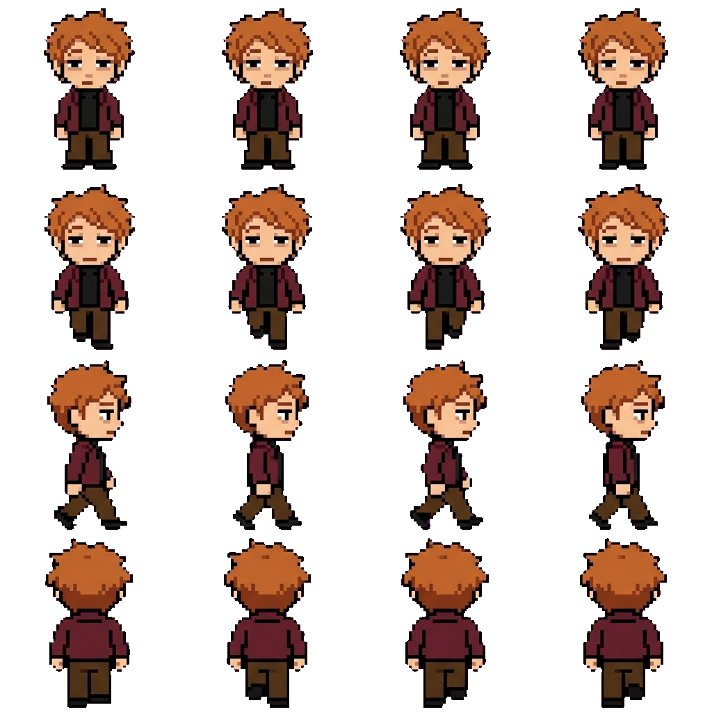 Jack movement sprite