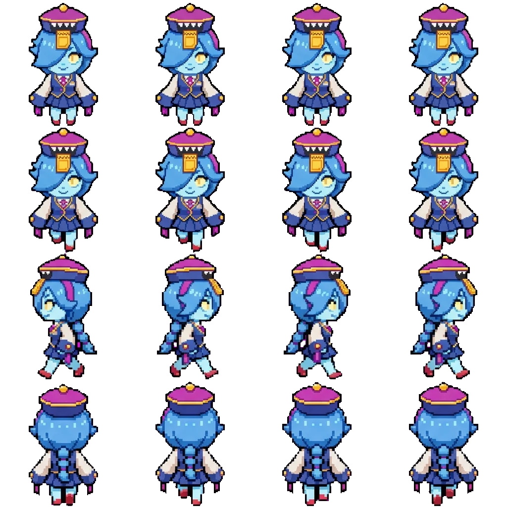 Colette movement sprite