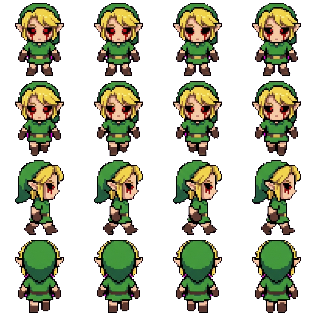 Ben Drowned movement sprite