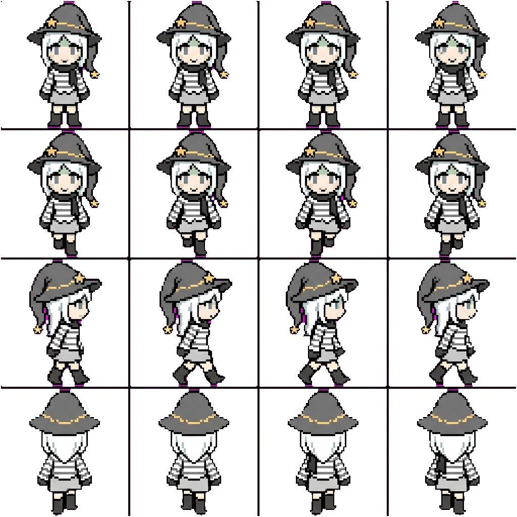 Kayla movement sprite