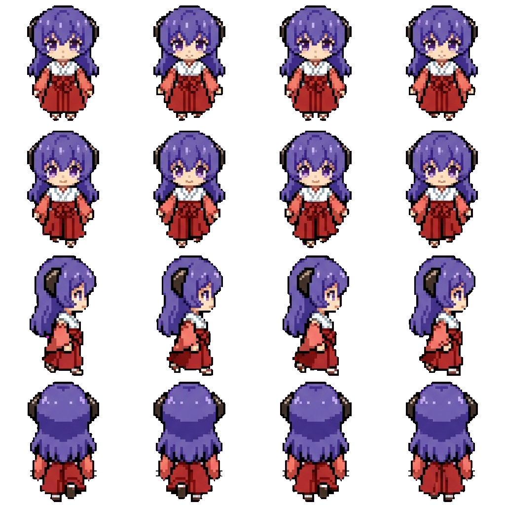 Hanyuu Furude movement sprite