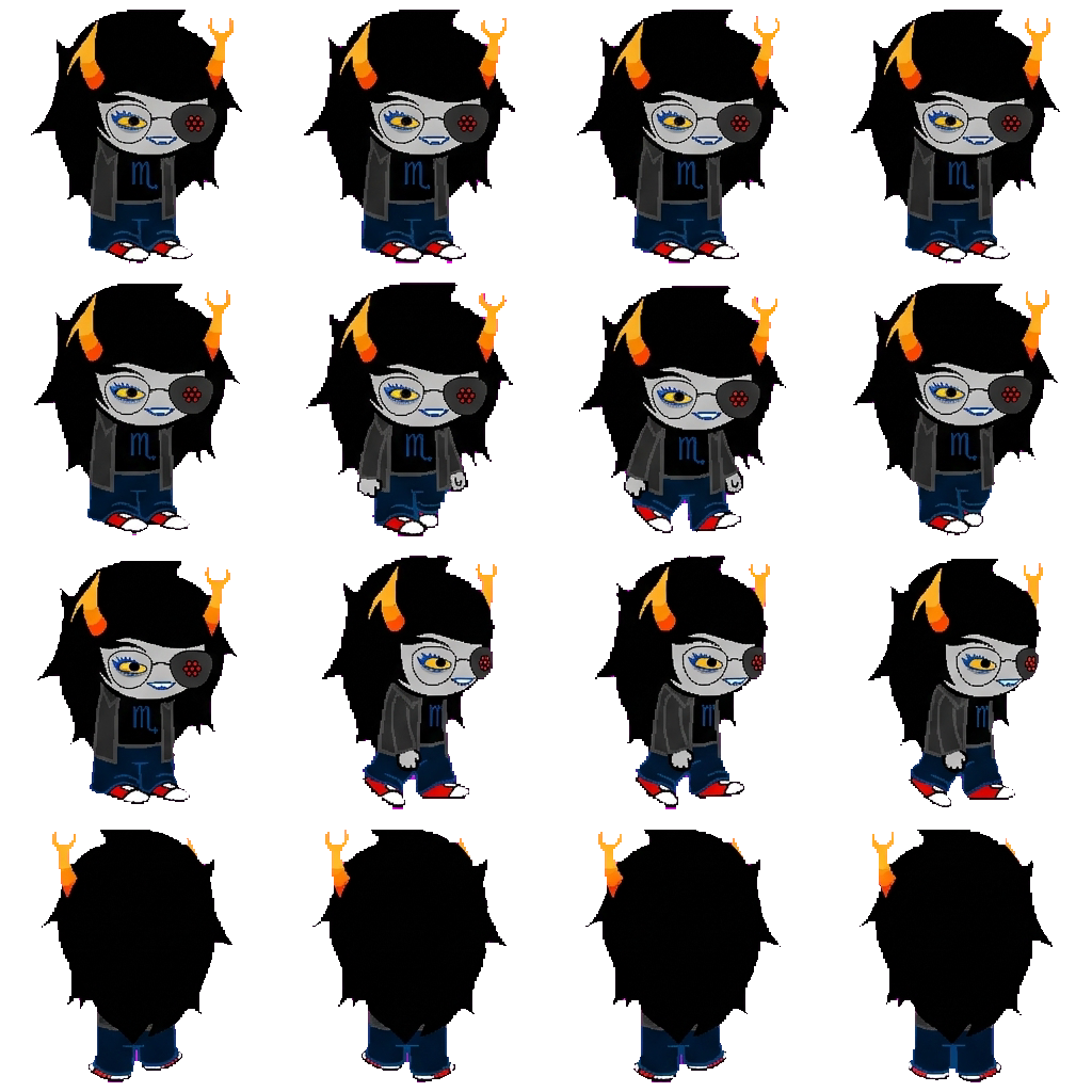 Vriska Serket movement sprite