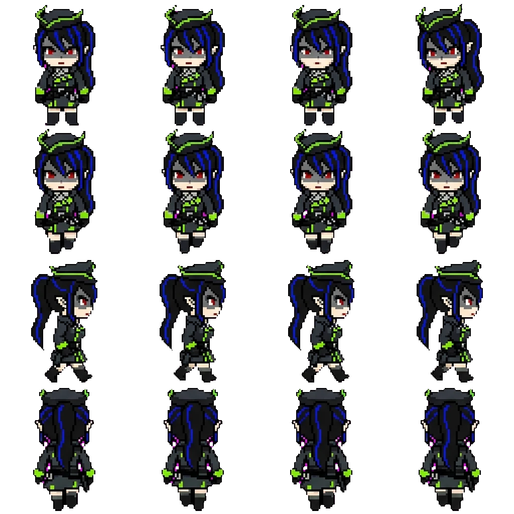 Lilith Vanrouge movement sprite