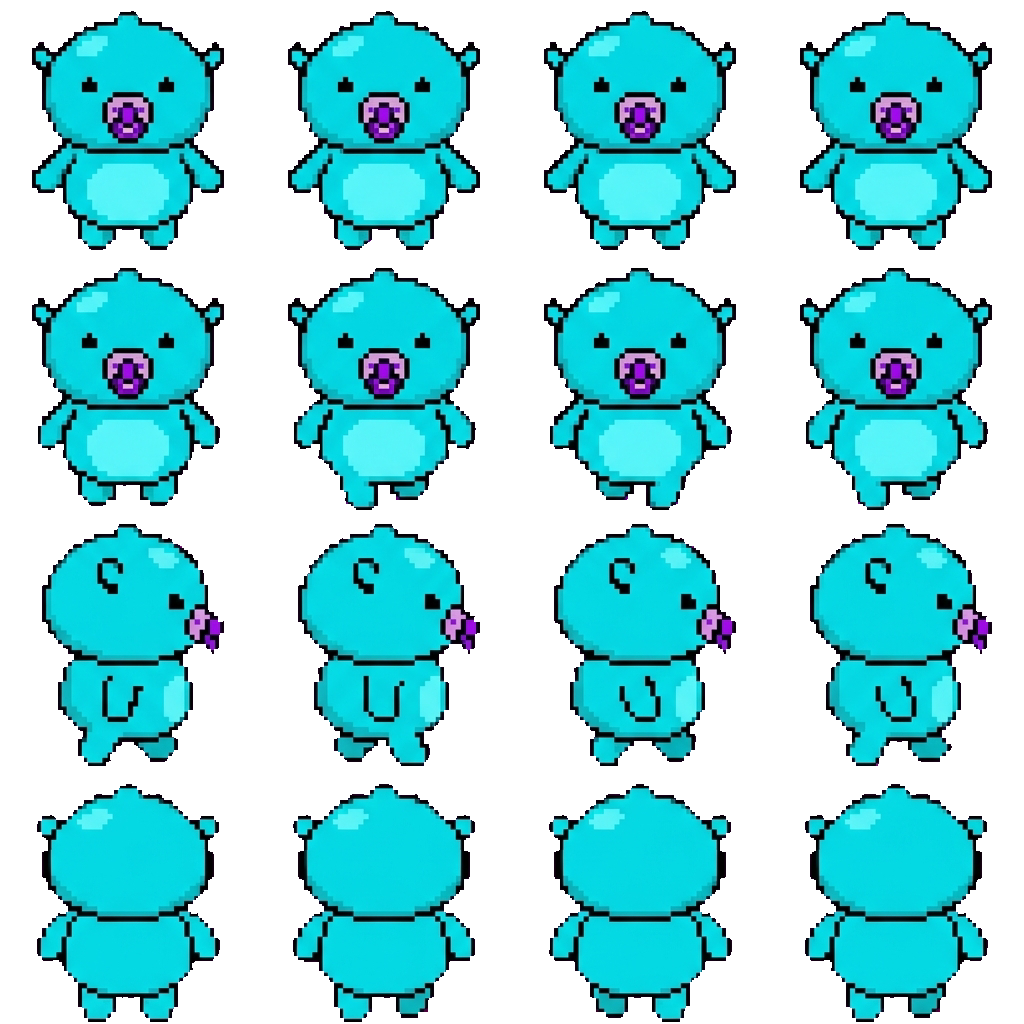 Uzi  movement sprite