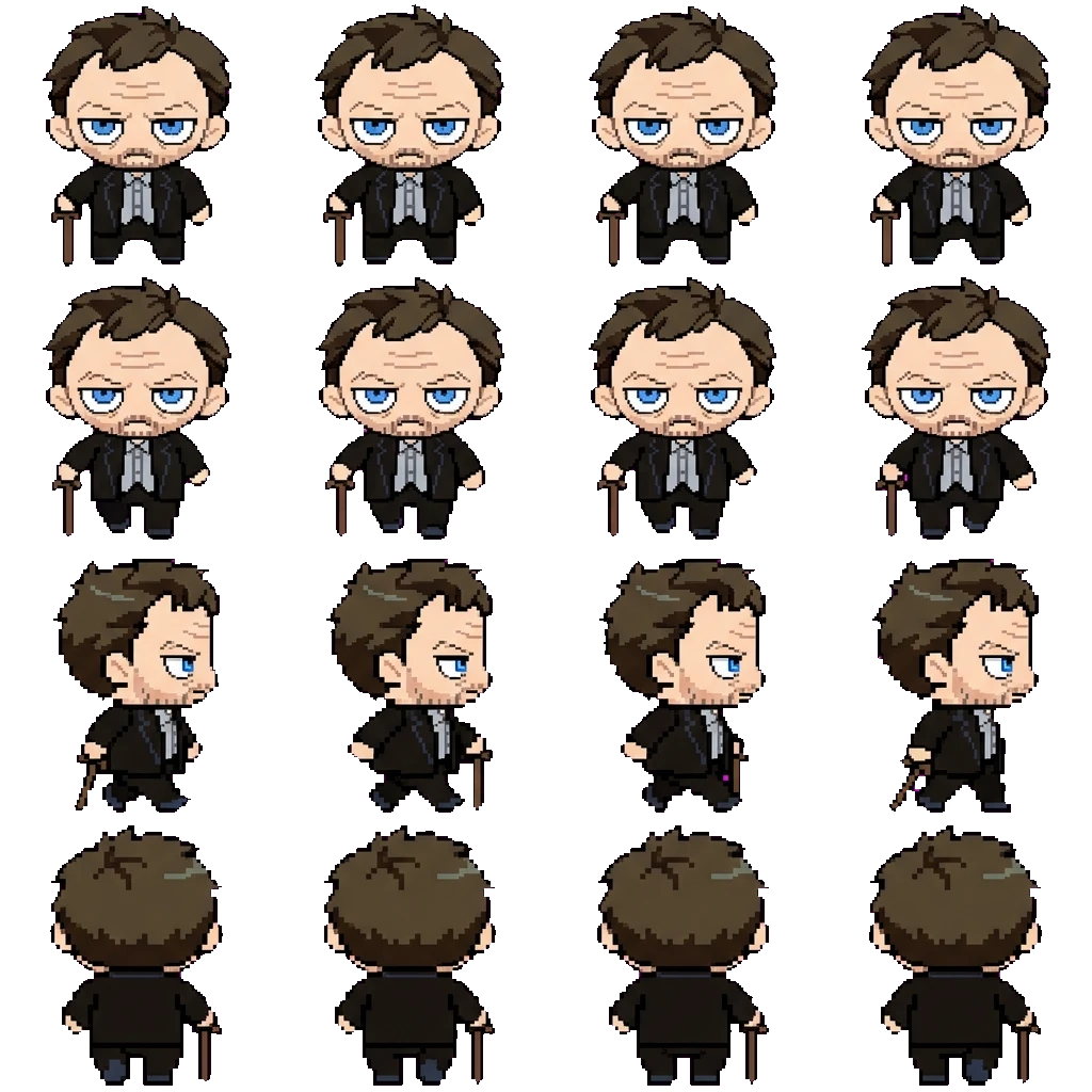Gregory House movement sprite