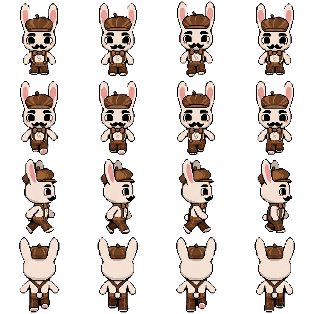 Barney movement sprite