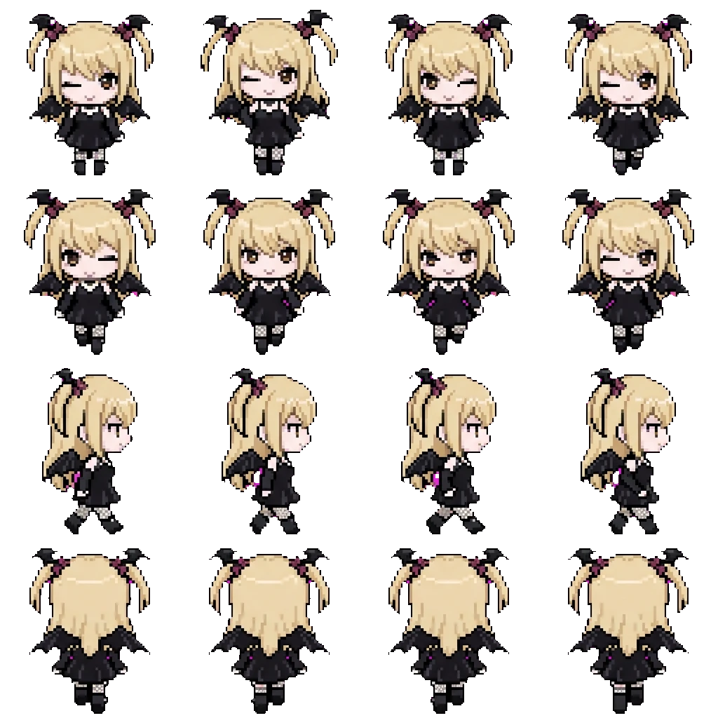 Misa Amane movement sprite