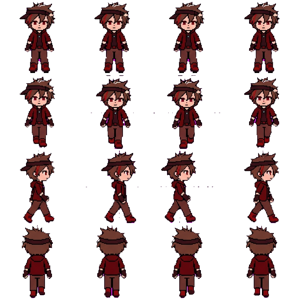 Halilintar Maharani movement sprite