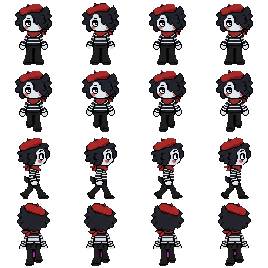 Blot movement sprite