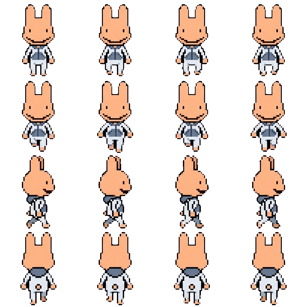 Intern movement sprite