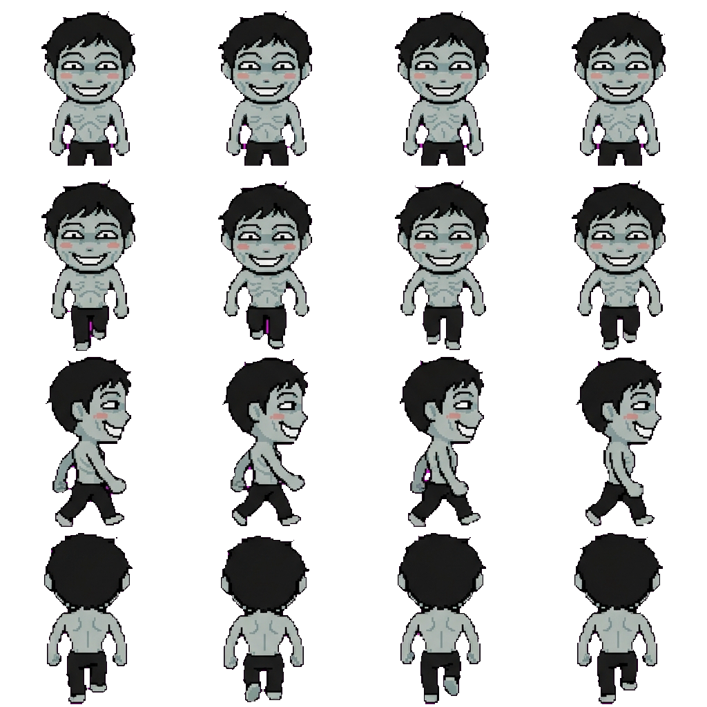 Pale visitor movement sprite