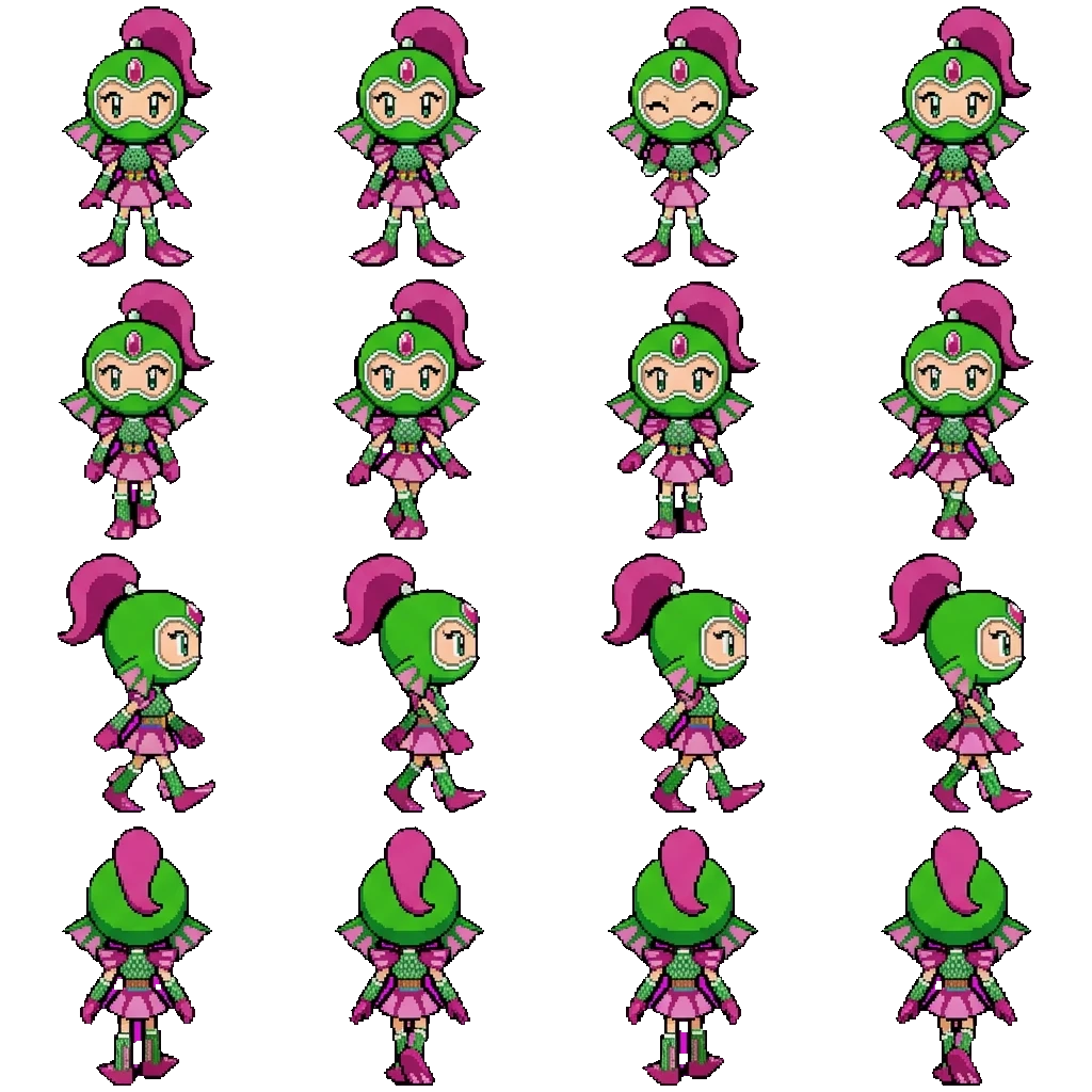 Mermaid movement sprite