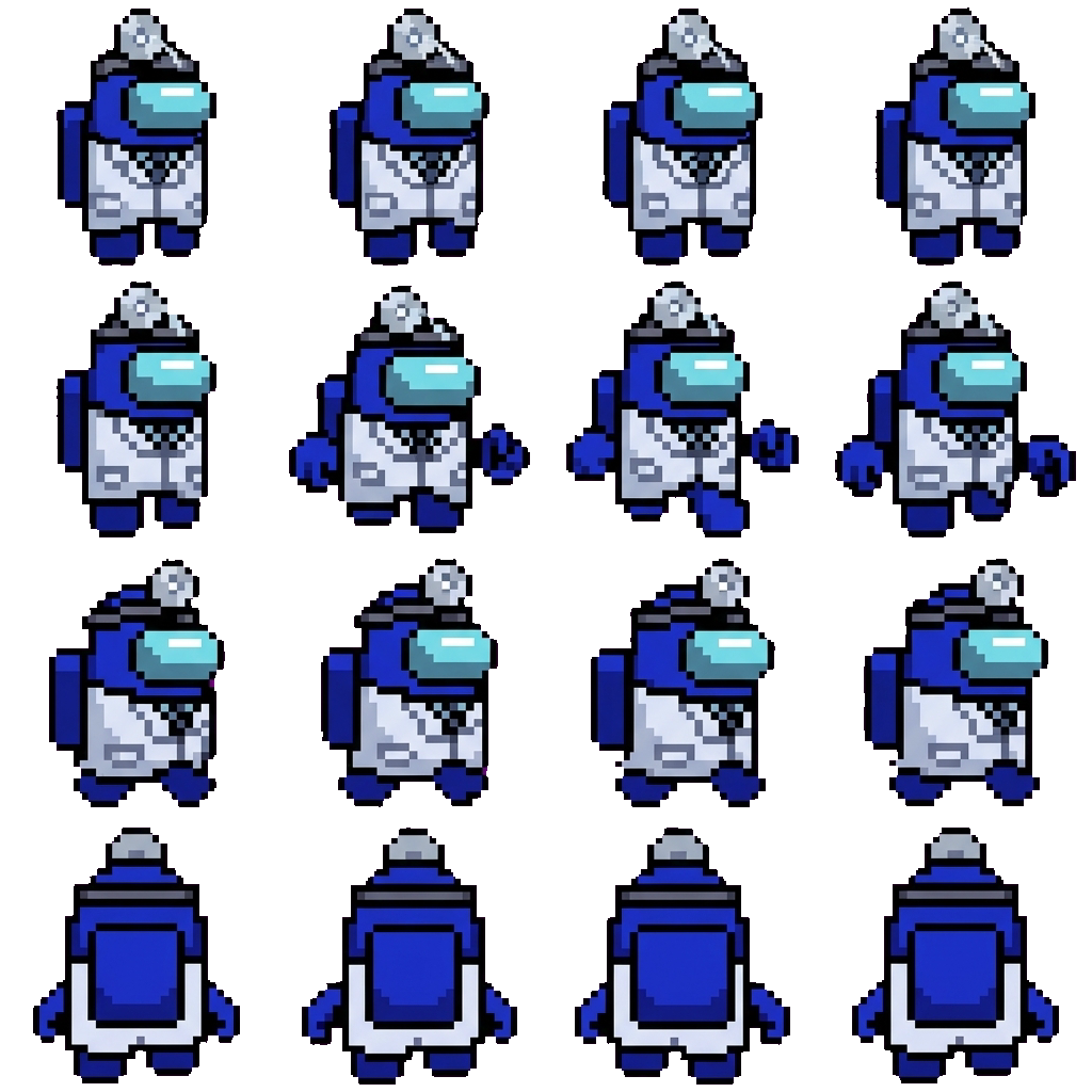 Dr. Blue movement sprite