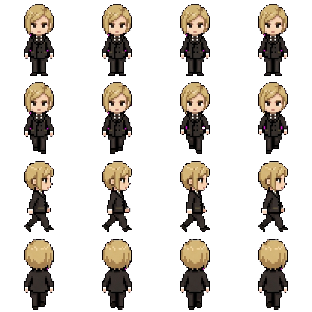 Elena movement sprite