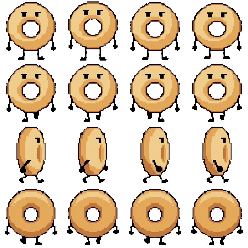 Donut movement sprite