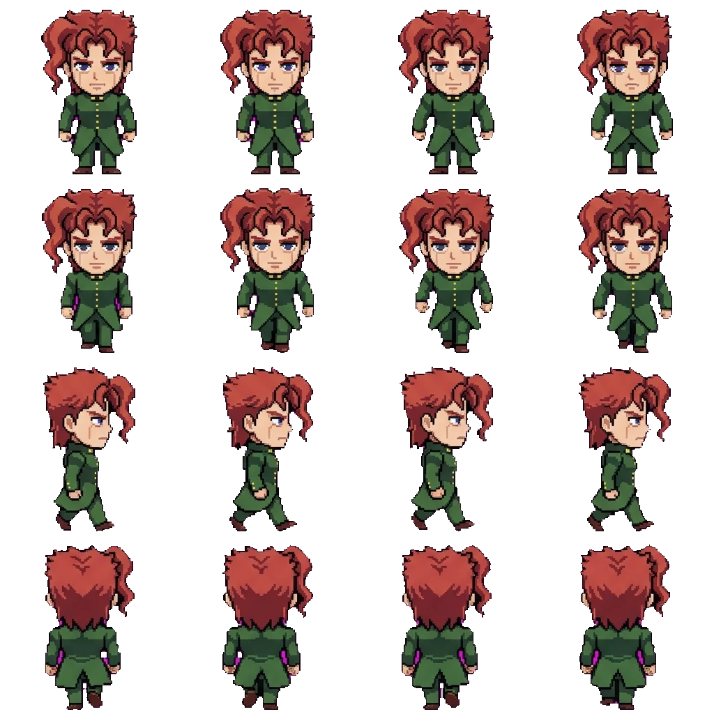Kakyoin Noriaki movement sprite