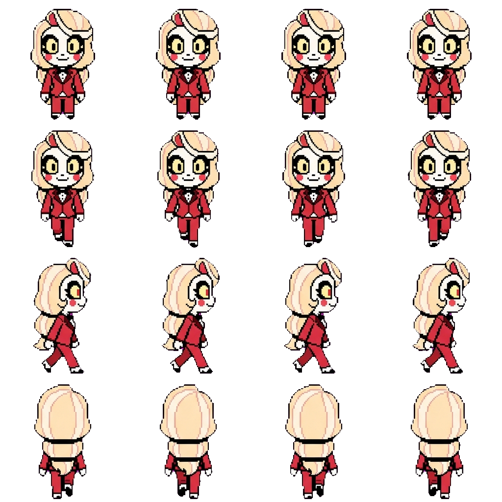 Charlie Morningstar movement sprite