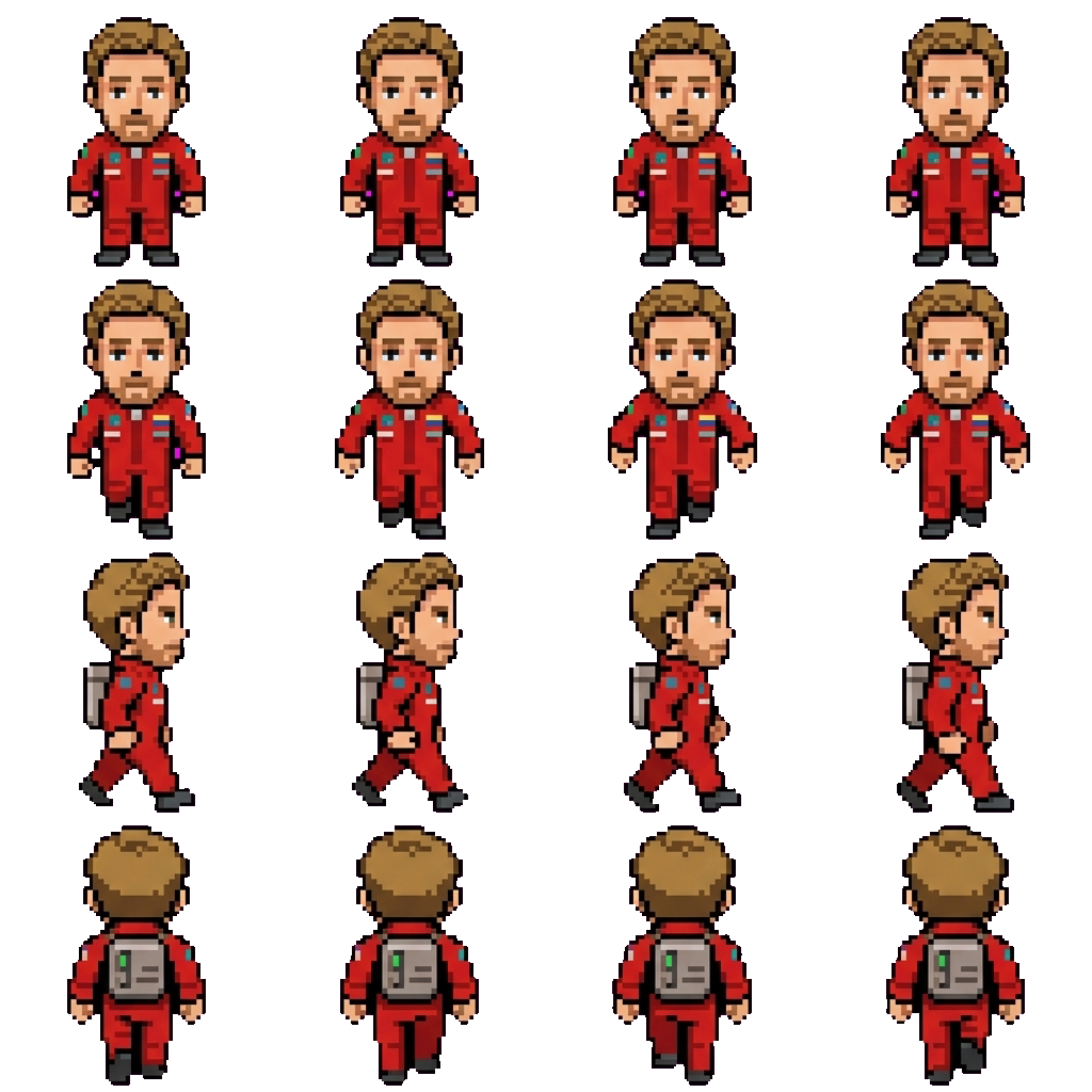 Grace movement sprite