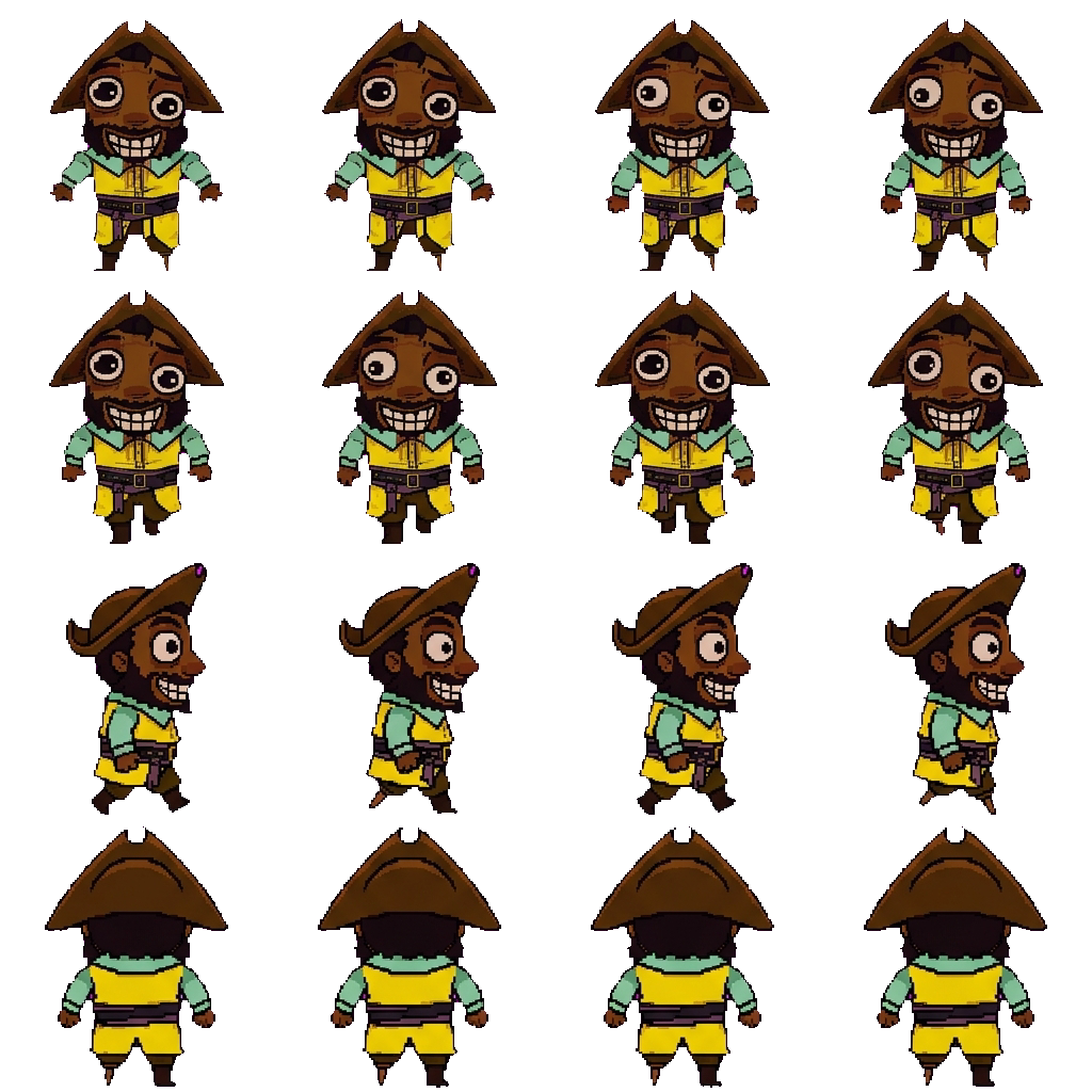 Captain Clark movement sprite