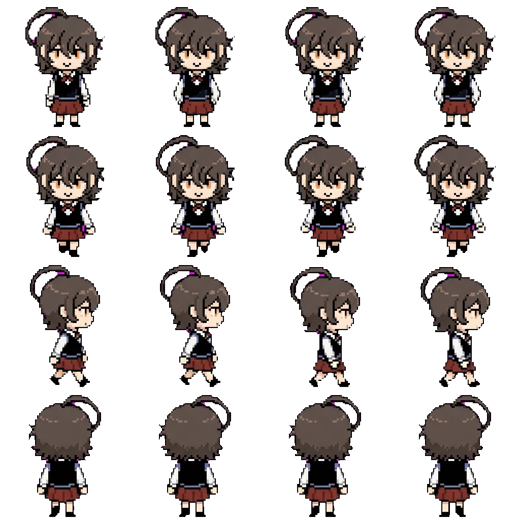 Mizuki movement sprite